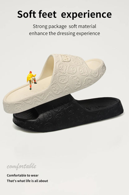 Non-slip Slippers Female Outer Wear 2024 New Bathroom Bathroom Indoor Home Sandals Female Summer Eva Beauty World Shop