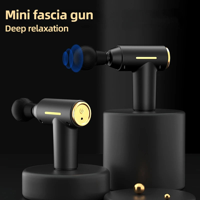 Portable Mini Muscle Massage Gun Vibration Massage Gun Body Neck Back Pain Gout Relief Deep Muscle Relaxation Massager Tools Beauty World Shop