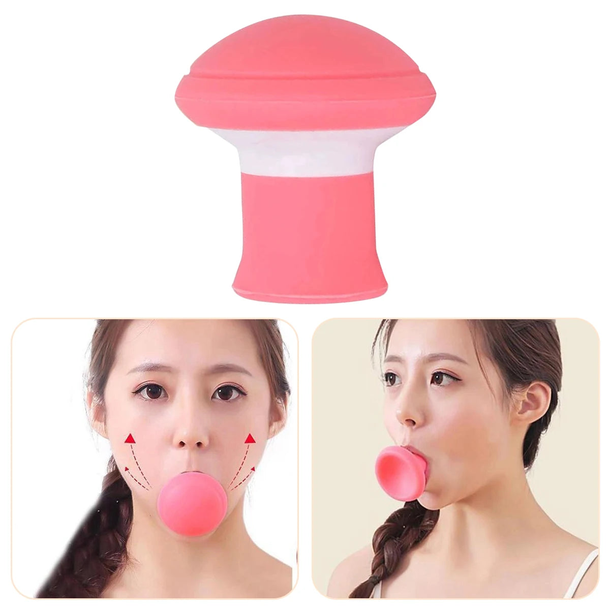 Silicone Thin Face Breathing Tool Jawline Jaw Muscle Exerciser Face Firming Masseter Muscle Trainer V-shaped Thin Face Tools Beauty World Shop