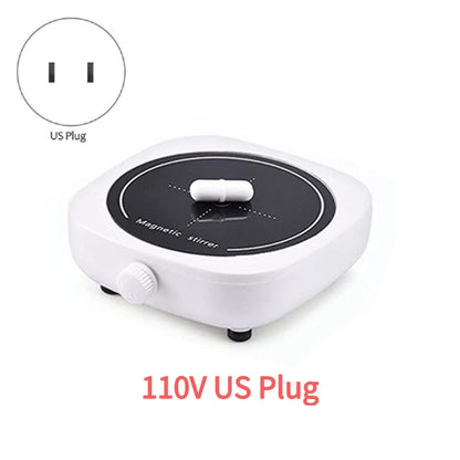 Magnetic Stirrer Mini Lab Stir Mixer Portable Stirrer Plate with Stir Bar 2L 4000RPM for Laboratory (EU/US/UK Plug ) Beauty World Shop