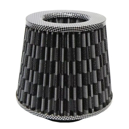 76MM 3 Inch Car Air Filters Vent Filter High Flow Intake Kit Mesh Cone Engine Protector Replacement Auto Accessories Universal Beauty World Shop
