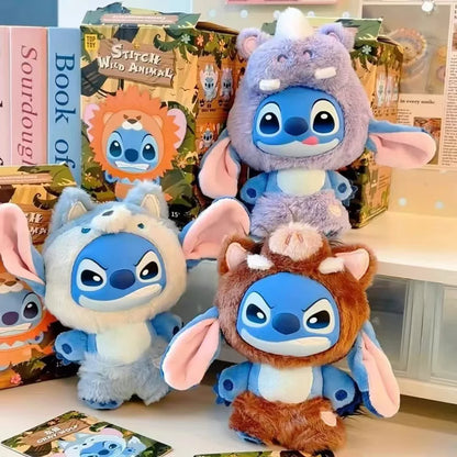 IN STOCK Stitch Animal Series Blind Box Bag Pendant Cute Plush Doll Mystery Box Toy Surprise Christmas Gift for Kids Girlfriend Beauty World Shop