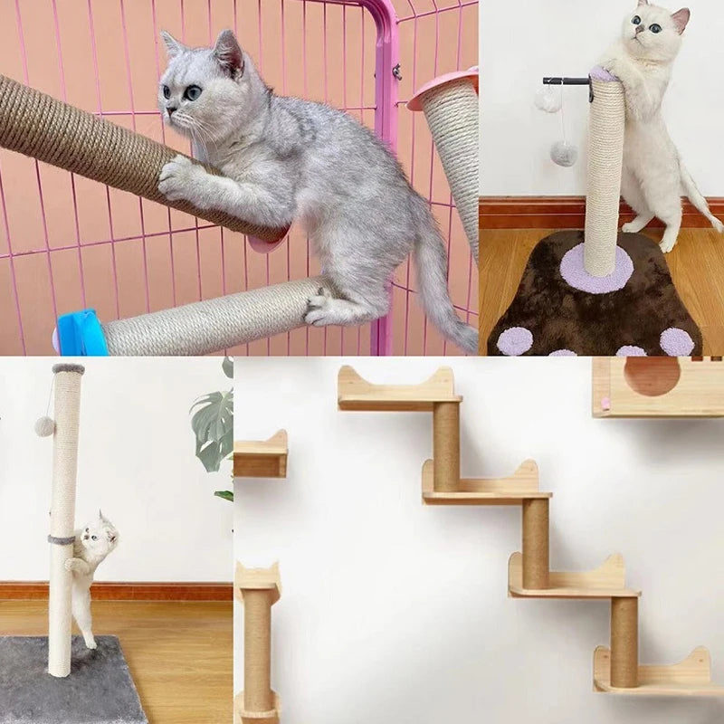 Cat scratching posts Replacement Extension Post Supplies Replaceable Scratch Post Refill pole for Small Animals Indoor playing Beauty World Shop