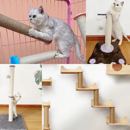 Cat scratching posts Replacement Extension Post Supplies Replaceable Scratch Post Refill pole for Small Animals Indoor playing Beauty World Shop