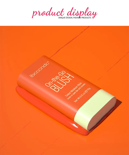 Make Up Functional Blush Stick Easy Color Rouge Blusher Cream Waterproof High Color Rendering Brightening Skin Tone Hot Beauty World Shop
