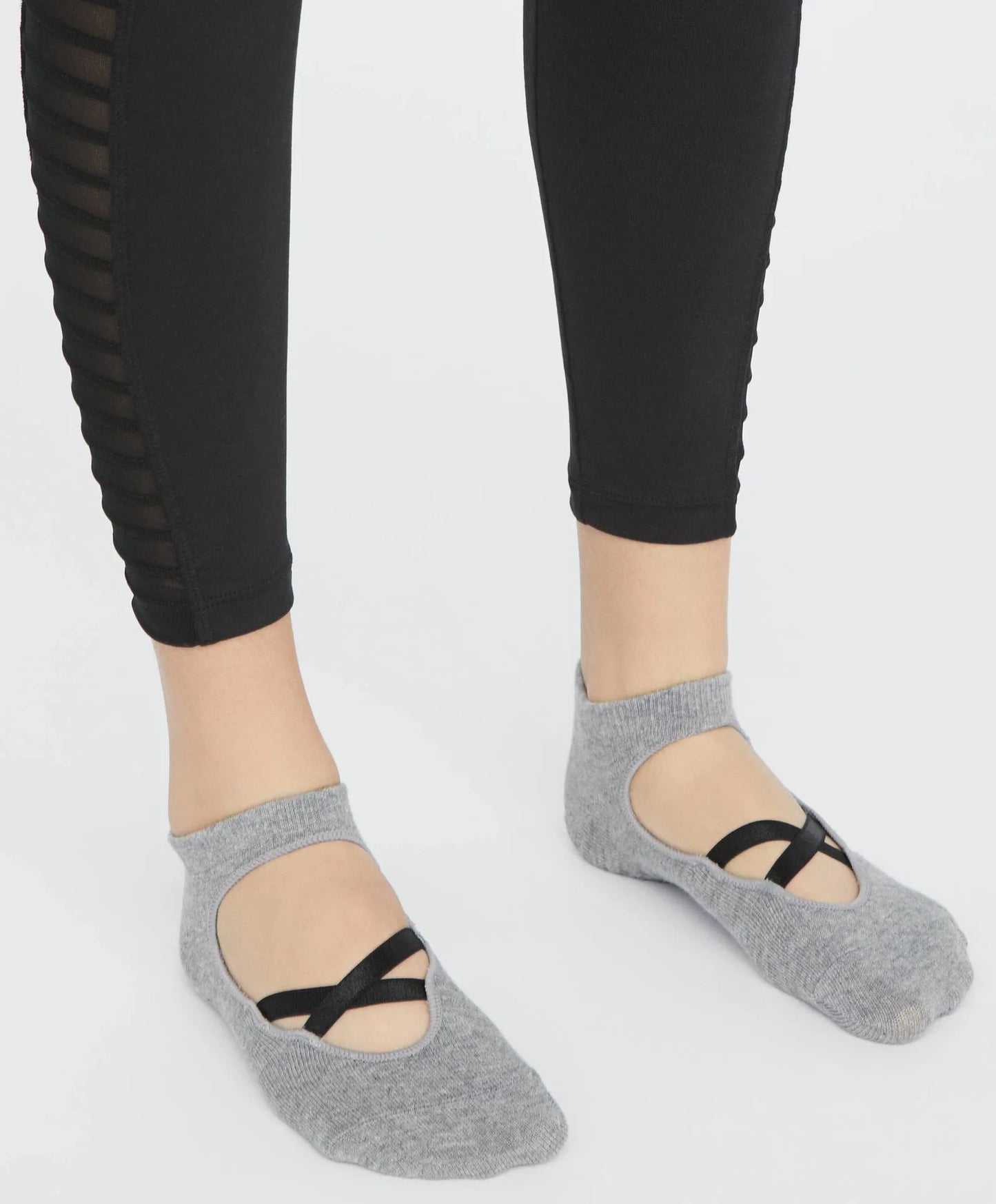 2 Pairs Cotton Breathable Sweat-absorbent Yoga Socks Silicone Anti-slip Floor Socks Women Pilates Ballet Fitness Sports Sock Set Beauty World Shop
