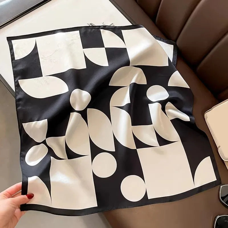 Scarf 100% Silk Bandana Women Square Scarves Wrap Kerchief Spring Fashion Luxury High Quality Headband Hijab Shawls 2026 Beauty World Shop