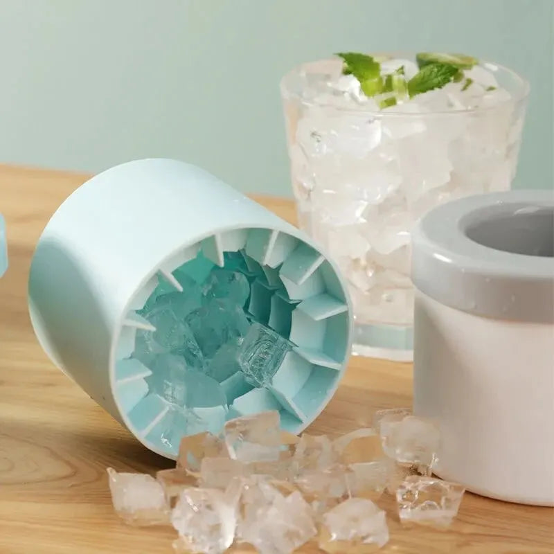 Silicone Ice Cube Mold Round Ice Bucket Summer Homemade DIY Refrigerator Freeze Ice Maker Creative Ice Cube Mold Barware Tools Beauty World Shop