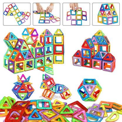 Magnetic Building Blocks DIY Magnets Toys medium size STEM Toys Construction Toys Learning Educational Magnet Toys Beauty World Shop