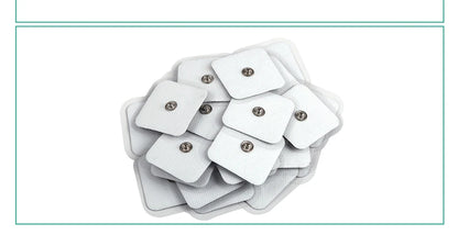 10/20/50pcs Non-woven Electrode Pads 4x4cm Snap On Replacement For Tens Acupuncture Digital Machine Slimming Massager Therapy Beauty World Shop