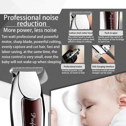 Hair Clipper Rechargeable Cordless Trimmer For Men Grooming Professional Electric Beard Hair Cutting Machine Edge Hair Clipper Beauty Trend Shop