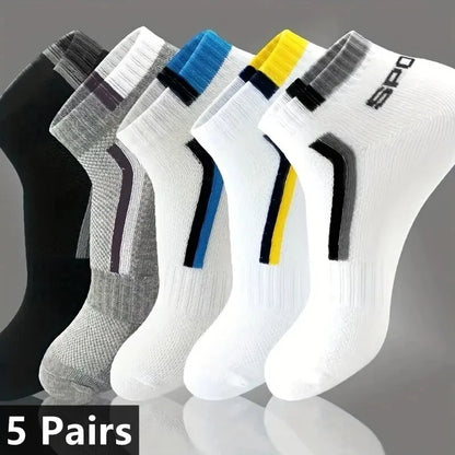 1pairs Men's Fashion Cotton Breathable Comfortable Ankle Socks, Men's Summer Socks Beauty World Shop