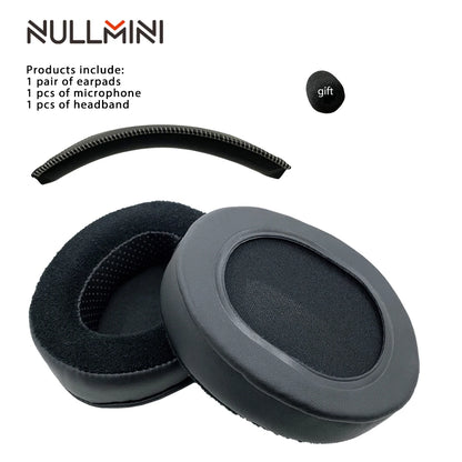 NullMini Replacement Earpads for HyperX Cloud 1/2, Alpha, Silver, Core, Revolver Headphones Headband Ear Cushion