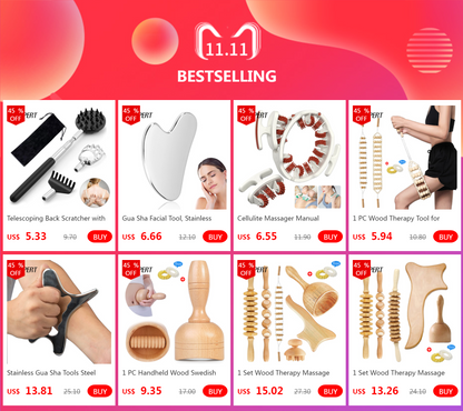 Cellulite Massager Manual Muscle Massager Roller for Leg, Neck, Arm and Foot, Multi-function Pelvic Floor Muscle Trainer Beauty Beauty World Shop
