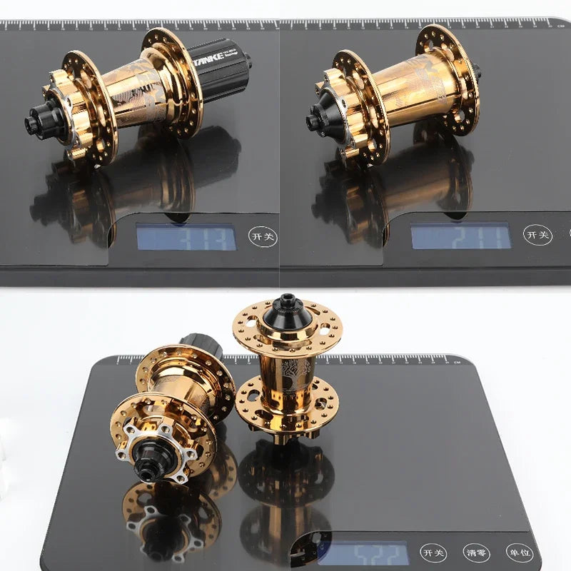 TANKE 120 Click Hub 6 Bearing Mountain Bike MTB Hub Front Rear 32 36 Holes QR Thru-axle Exchange Disc Brake Bicycle Hubs HG MS Beauty World Shop