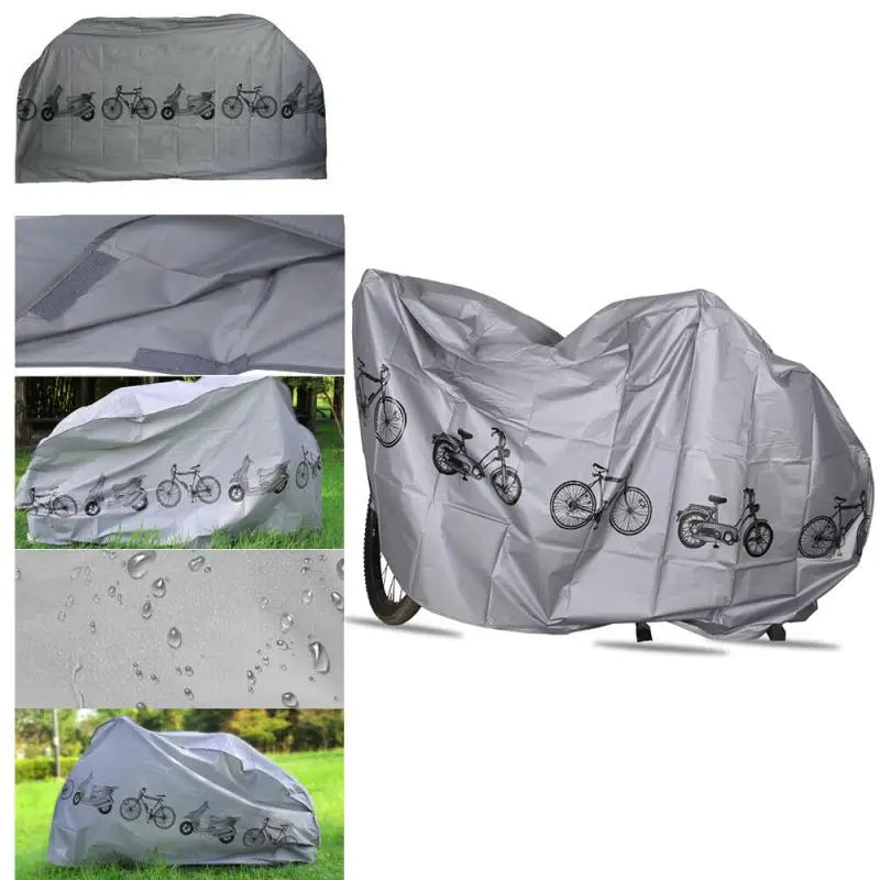 Bicycle Cover Bike Rain Cover PEVA 100x200cm Dust Cover Sun Protection Sunshade MTB Mountain Bike Motorcycle All Seasons Beauty World Shop