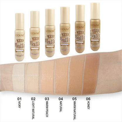 Liquid Concealer Stick Foundation Cream 6 Color Moisturizing Full Coverage Acne Dark Circle Natural Matte Concealer Cream Makeup Beauty World Shop