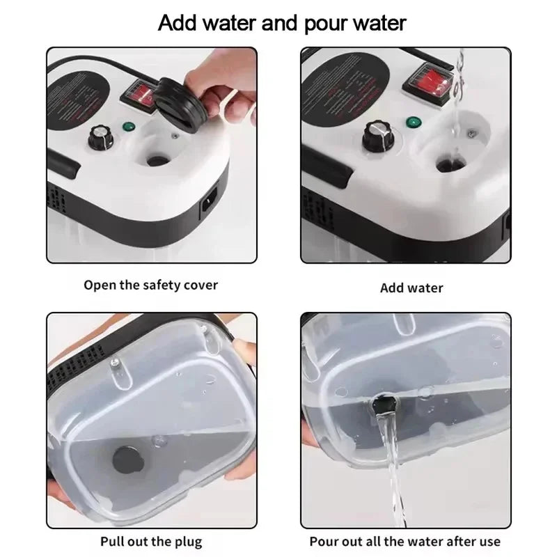Portable Handheld Steam Cleaner High Temperature Pressurized Steam Cleaning Machine With Brush Heads For Kitchen Car Beauty World Shop