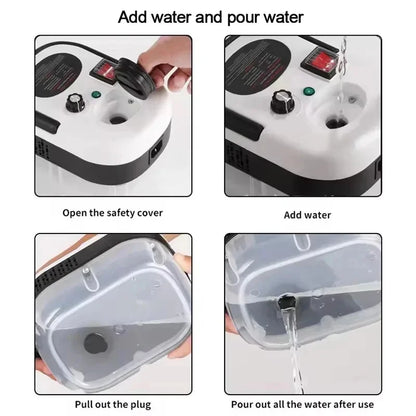 Portable Handheld Steam Cleaner High Temperature Pressurized Steam Cleaning Machine With Brush Heads For Kitchen Car Beauty World Shop