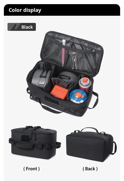 Outdoor Camping Gas Tank Storage Bag Large Capacity Ground Nail Tool Bag Gas Canister Picnic Cookware Utensils Kit Bag Beauty World Shop