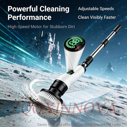 Cordless Multipurpose Cleaning Brush Household Electric Spin Scrubber Kitchen Gadget Hair Brush Bathroom Toilet Mop for Home Cle Beauty World Shop