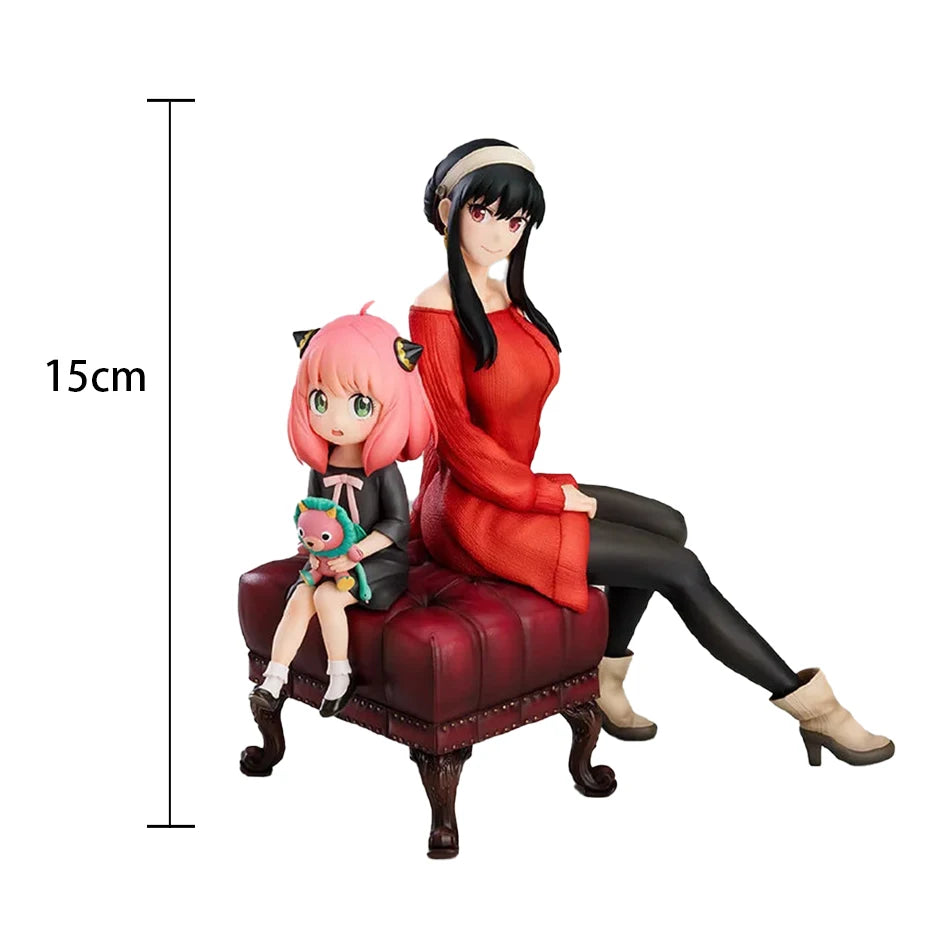 Hot 15CM Anime Figure SPY×FAMILY Anya Alstreim Yor Forger Action Figure PVC Table Decoration Figure Model Toy Gift For Children Beauty World Shop