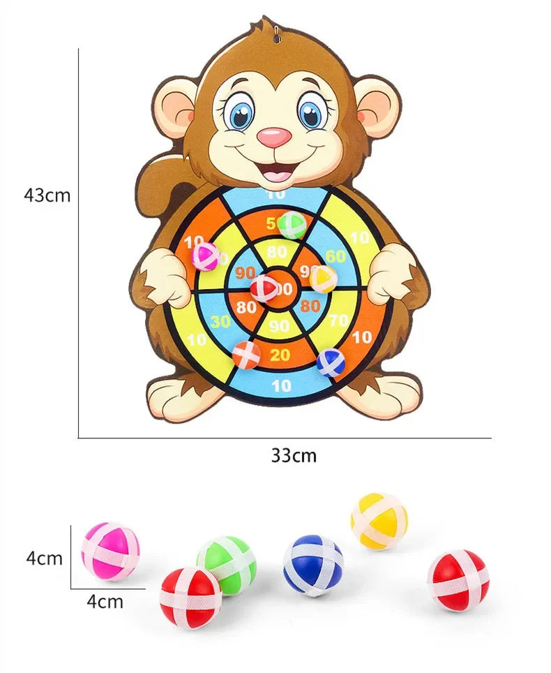 Educational Dart Board Baby Dart Indoor Sports Child Montessori Games for Children 3 to 7 Years Beauty World Shop