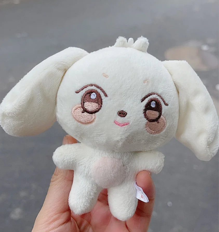 10CM Pop-up Store Doll Keychain ANITEEZ Cartoon Cute Plush Pendant Keyring Bag Accessories Kpop Yunho Yeosang Fans Gifts Beauty World Shop