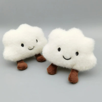 10Pcs/Set Lovely Plush White Cloud Keychain Pendant Toys Wholesale Price Beauty World Shop