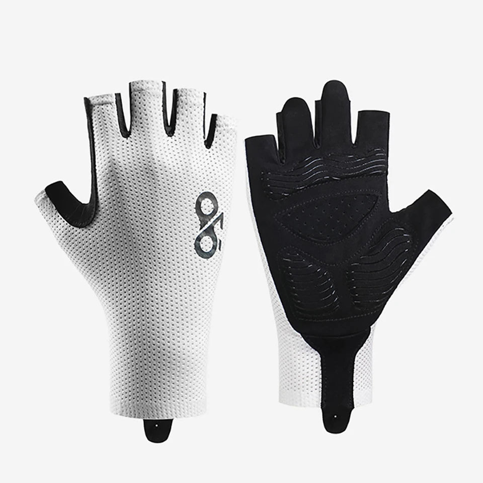 GETINFIT Riding Gloves Mesh Breathable Anti-slip Shock-absorbing Half-finger Gloves Outdoor Sports Fitness Mountaineering Riding Beauty World Shop