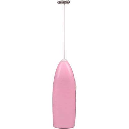 Handheld Electric Egg Beater Mini Battery Powered Milk Frother Coffee Drink Mixer Milk Foamer Kitchen Tools Beauty World Shop