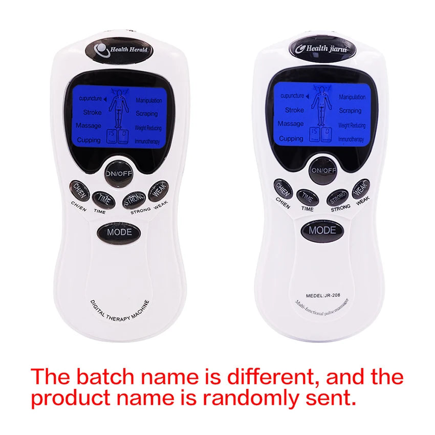 Tens Unit Electrode Acupuncture Electric Digital Therapy Massageador Machine Pulse Body Slimming Massager Apparatus Health Care Beauty World Shop