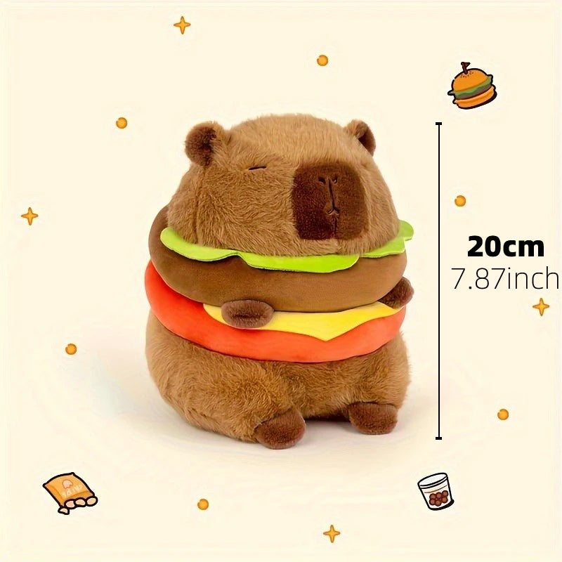23cm Capybara Plush Simulation Capibara Anime Fluffty Toy Cute Doll Stuffed Animals Soft Doll Plush Christmas Thanksgiving Gift Beauty Fashion