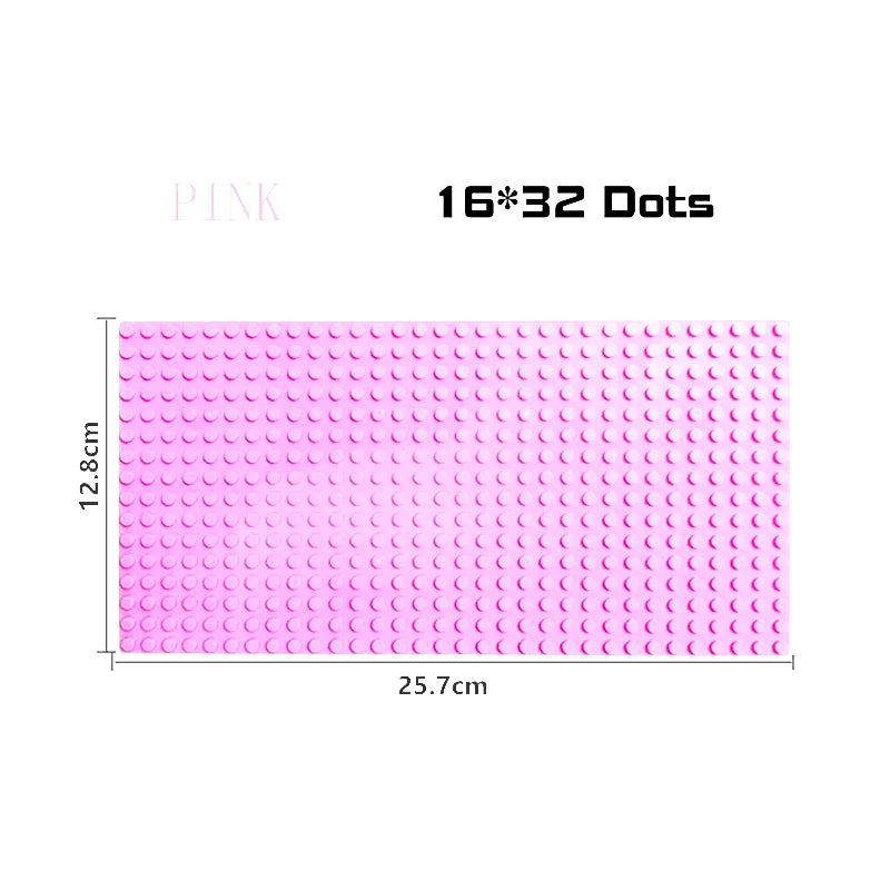 32x32x16x16 Dots Classic Base Plates MOC DIY Plastic Bricks Baseplates City Dimensions Building Blocks Figures Construction Toys Beauty World Shop
