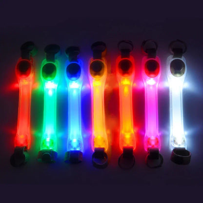 Waterproof Dog Anti-Lost Safety Glowing Collar,Multi-Color Pendants and Outdoor-Ready Flashing LED Light Strip, Night Visibility Beauty World Shop