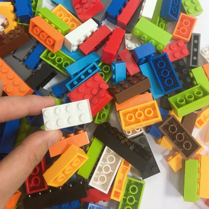 300/1000 DIY creative building blocks bulk set Urban Classic building blocks Assembled birthday gift children's educational toys Beauty Fashion