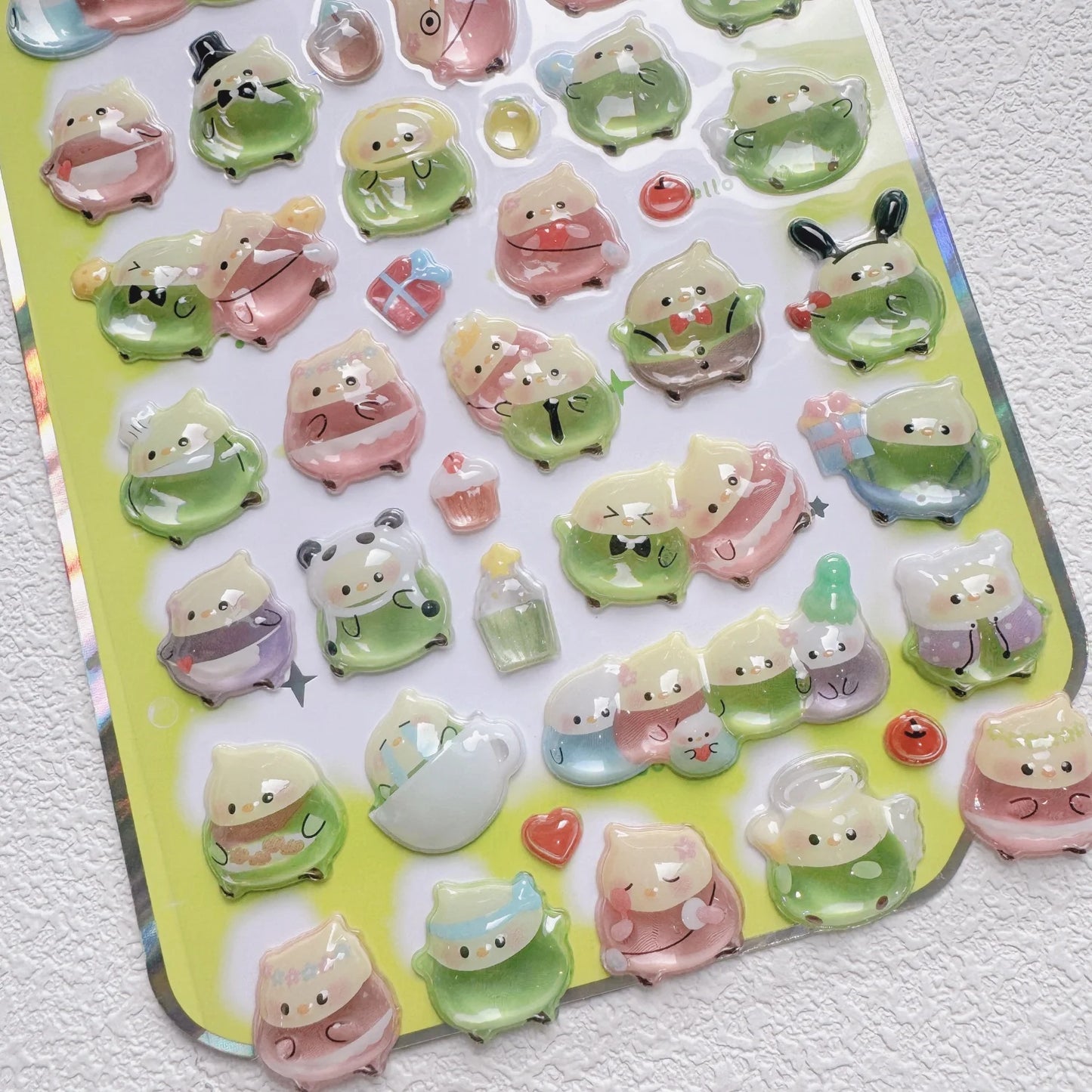 NEKONI Cute Animals Seal Bear Penguin 3D Stickers Scrapbooking DIY Journaling Stationery Diary Cute Stickers School Supply Beauty World Shop