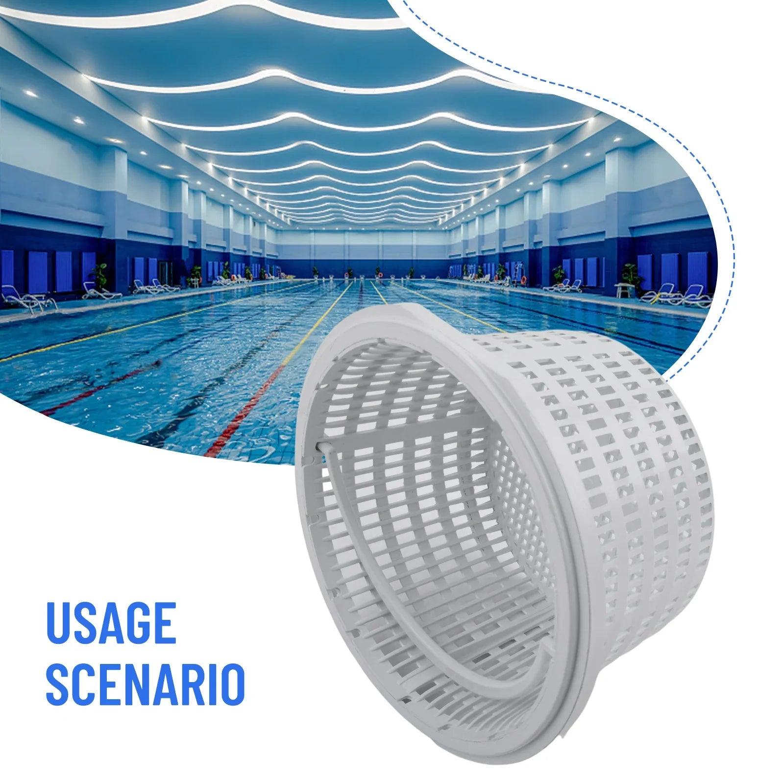 1Pc Skimmer Basket For Hayward Spx1091c SP1091LX SP1091WM Above Ground Pool Skimmer Basket Handle Garden Outdoor Hot Tubs Part Beauty World Shop