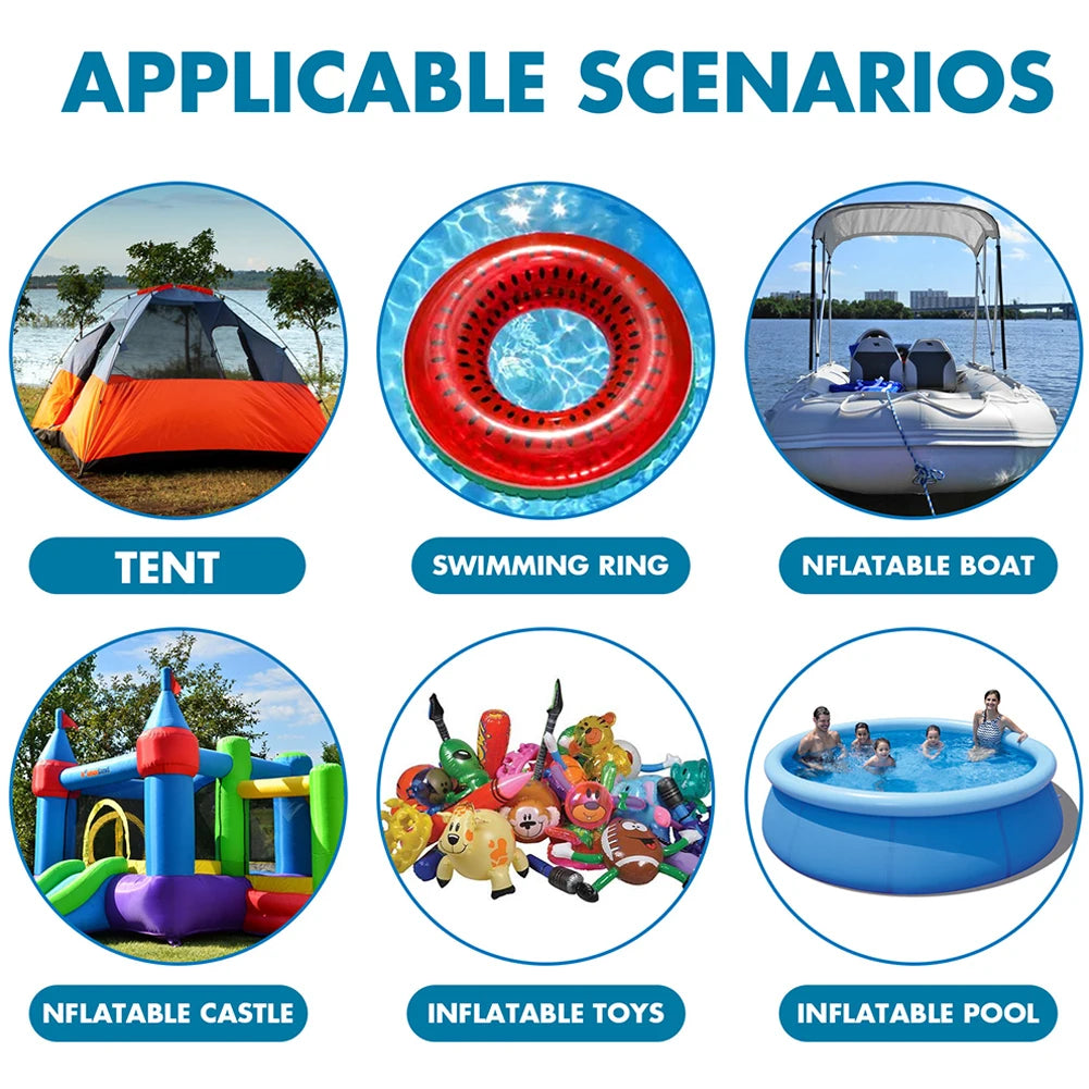 10-100pc Swimming Pool PVC Repair Patch Waterproof Swimming Ring Repair Kit Inflatable Boat Repair Patch Swimming Pool Accessory Beauty World Shop
