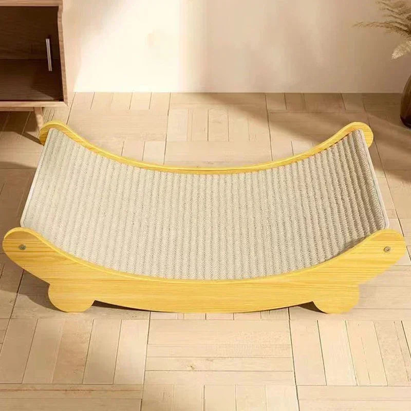 Wooden Cat Scratching Pads Multifuction Cats Sleeping Bed Detachable Wear-resistant Cat Scratch Board Kitten Grinding Cats Toys Beauty World Shop