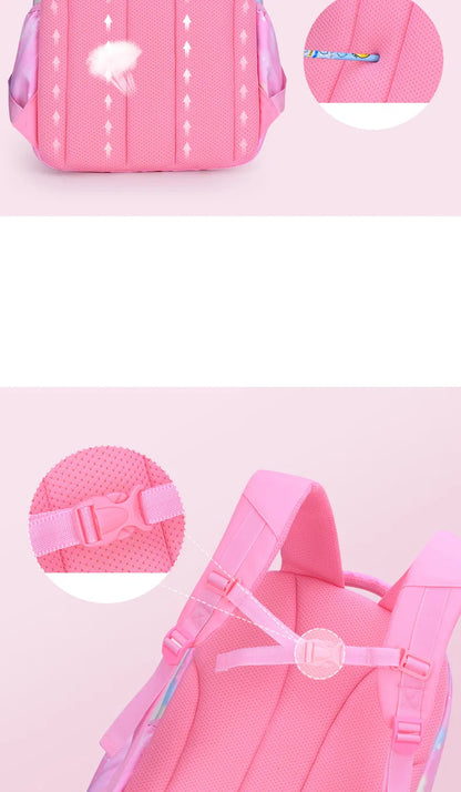 Girl School Bag Backpack Back Pack For Teenager Women Children Female Pink Schoolbag Primary High Bagpack Class Teens Child Kids Beauty World Shop