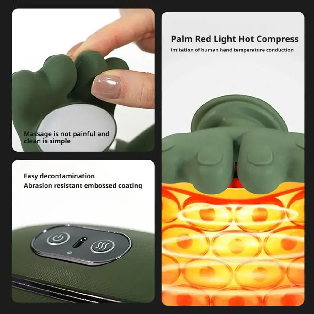 3-Level Modes Bionic Neck Shoulder Massager Back Massagers Electric Kneading Muscles Massage Pillow Relax Neck Waist Leg Body