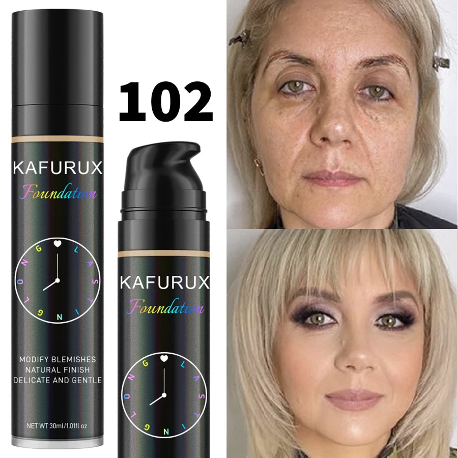 8-Color Liquid Foundation Makeup Set Waterproof Sweat-Resistant Concealer Professional Korean Style Face Base for Flawless Look Beauty World Shop