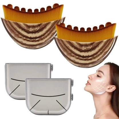 New Lymphatic Contour Face Brush, Lymphatic Drainage Massager for Face,Ergonomically Designed to Fit The Skin Precisely and Reli Beauty Trend Shop
