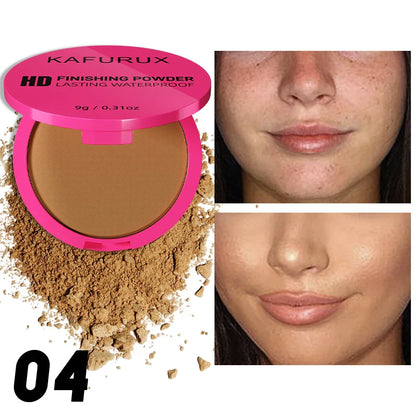 4 Color Oil Control Matte Face Powder Long Lasting Flawless Setting 1PC Powder Face Makeup Full Coverage Pressed Powder Gifts Beauty Trend Shop