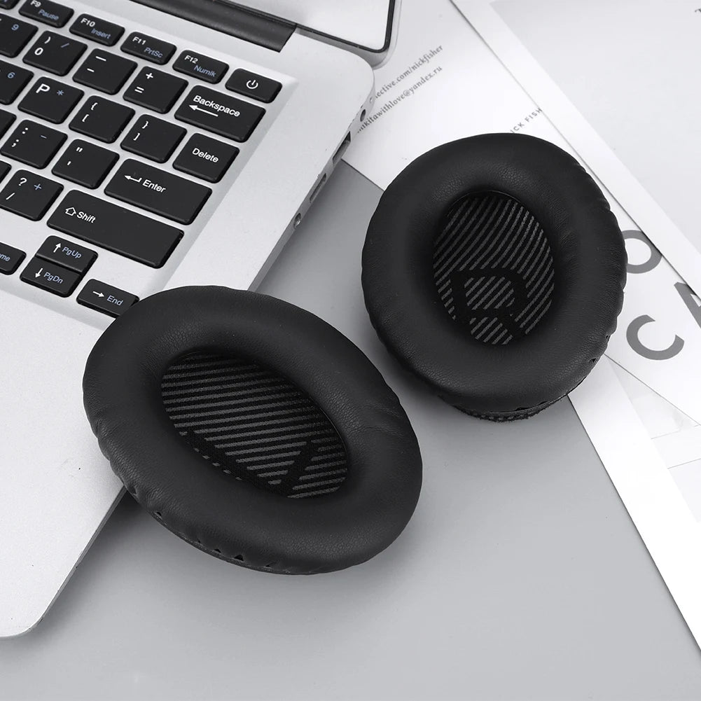 Replacement Ear Pads Soft Protein Leather Ear Cushion Earpads Headphones Ear Cushions  for Bose QuietComfort QC25 QC15 QC35