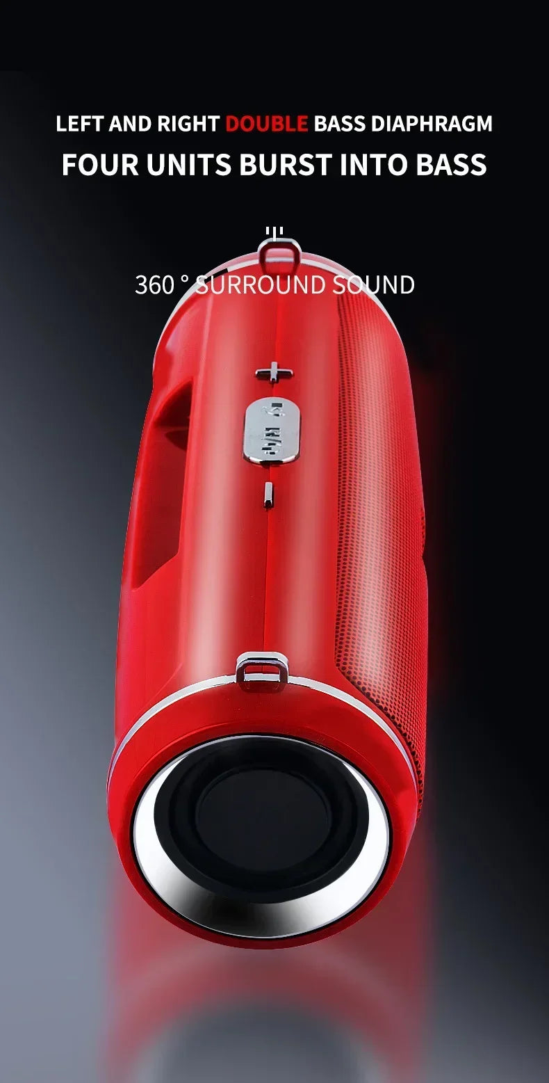 Portable Wireless Speaker Bluetooth 200W High Power Outdoor Audio 3D Stereo Surround TWS FM Voice RHDE Promotion