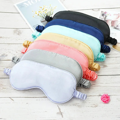 Imitated Silk Eye Patch Shading Sleep Eye Mask Eyepatch Travel Relax Cover Eyeshade Health Sleeping Shield Eye Care Tools Beauty World Shop