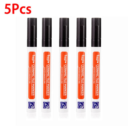 1Pcs Waterproof Ceramic Tile Grout Marker Pen, White Tile Repair Pen with Anti-Mold Filler, Bathroom Floor Tile Gap Cleaning Pen Beauty World Shop