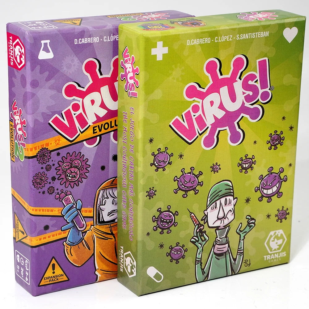 Virus! - Juego de cartas - El Juego mas contagioso. Edicion Española. +8 años VIRUS! 2 Evolution (Expansión) - Juego de cartas ( Beauty World Shop